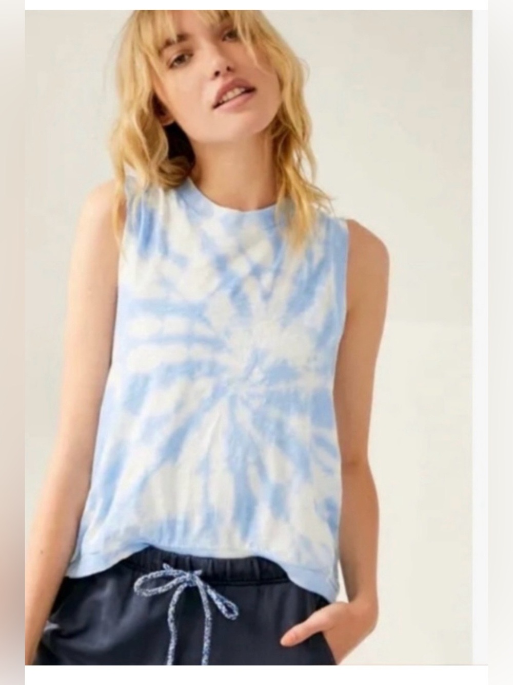 FP Movement Love Tank Tie Dye in Ibiza Skies Combo | Size Small